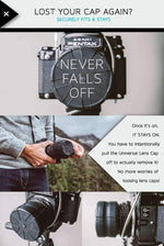 Universal DSLR Lens Cap, Universal Waterproof Lense Cover For DSLR Camera Lenses - Dgitrends