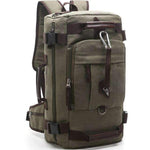 Canvas Rucksack Duffel Backpack - Dgitrends
