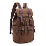 Canvas & Leather Travel Backpack - Dgitrends
