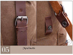 Canvas & Leather Travel Backpack - Dgitrends