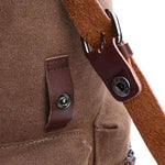 Canvas & Leather Travel Backpack - Dgitrends