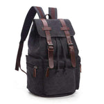 Canvas & Leather Travel Backpack - Dgitrends