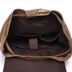 Canvas & Leather Travel Backpack - Dgitrends