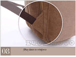 Canvas & Leather Travel Backpack - Dgitrends