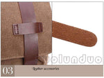 Canvas & Leather Travel Backpack - Dgitrends