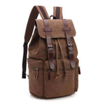 Canvas & Leather Travel Backpack - Dgitrends