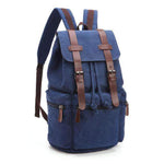 Canvas & Leather Travel Backpack - Dgitrends