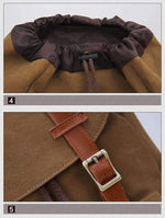 Vintage Canvas Rucksack Laptop Backpack - Dgitrends