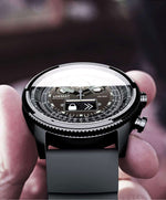 Men's Military Smartwatch For Android & Apple iOS, Bluetooth Smart Watch With Messaging & Fitness Tracker - Dgitrends