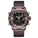 Men Watch Top Luxury Brand Military Sport Wrist Watches Stainless Steel LED Digital Clock, Miulitary Watch - Dgitrends