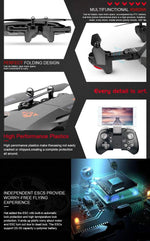 XS809W 0.3MP Mini Foldable Selfie Drone - Dgitrends
