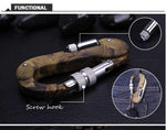 Quick-Draw Carabiner Multi Tools With Micro LED - Dgitrends