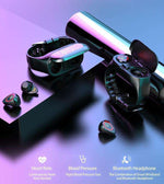 Smart Watch And Bluetooth Earbuds, Fitness Tracker Smart Band Bracelet - Dgitrends