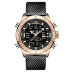 Men Watch Top Luxury Brand Military Sport Wrist Watches Stainless Steel LED Digital Clock, Miulitary Watch - Dgitrends