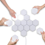 Quantum Touch™ Modular Hexagonal Touch LED Lights, Helios Hexagonal Lamps LED Modular Touch Lights - Dgitrends