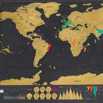 Deluxe Scratch Off World Map - Dgitrends