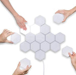 Quantum Touch™ Hexagonal Touch LED Lights, Helios Hexagonal Lamps LED Modular Touch Lights - Dgitrends