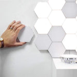 Quantum Touch™ Hexagonal Touch LED Lights, Helios Hexagonal Lamps LED Modular Touch Lights - Dgitrends