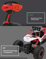 Rock Climber 2.4 GIg Remote 4WD 1:16 RC Off-Road Car, RC Car - Dgitrends