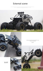 Rock Climber 2.4 GIg Remote 4WD 1:16 RC Off-Road Car, RC Car - Dgitrends