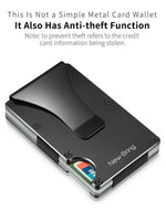 RFID Blocking Anti Scan Money Clip Wallet - Dgitrends
