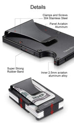 RFID Blocking Anti Scan Money Clip Wallet - Dgitrends