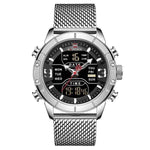 Men Watch Top Luxury Brand Military Sport Wrist Watches Stainless Steel LED Digital Clock, Miulitary Watch - Dgitrends