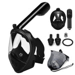 Snorkel Mask with Anti-Back Flow Valve, Snorkel Mask - Dgitrends