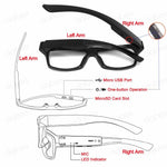 1080P HD Camera Glasses With Indestructible T90 Frame., T90 HD Camera Glasses - Dgitrends