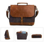 Canvas Laptop Briefcase - Dgitrends