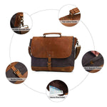 Canvas Laptop Briefcase - Dgitrends