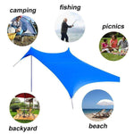 Portable Windproof Beach Sunshade - Dgitrends