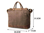 Vintage Canvas Commuter Briefcase - Dgitrends