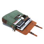 Vintage Canvas & Leather Satchel - Dgitrends