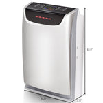 COSTWAY HEPA Air Purifier Negative Ion Generator,  - Dgitrends
