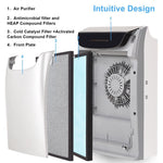 COSTWAY HEPA Air Purifier Negative Ion Generator,  - Dgitrends