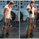 Rubber Resistance Gym Kit, Home Gym Fitness Bands - Dgitrends