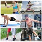 Rubber Resistance Gym Kit, Home Gym Fitness Bands - Dgitrends