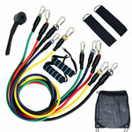 Rubber Resistance Gym Kit, Home Gym Fitness Bands - Dgitrends