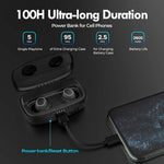 Mpow Noise Canceling Bluetooth 5.0 Earbuds with 2600mA Charging Case