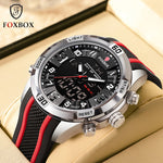 FOX Men's Military Dual Display Waterproof Watch