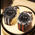 FOX Men's Military Dual Display Waterproof Watch