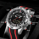 FOX Men's Military Dual Display Waterproof Watch