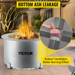 VEVOR Double Wall Smokeless Fire Pit