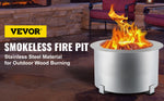 VEVOR Double Wall Smokeless Fire Pit