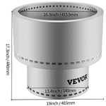 VEVOR Double Wall Smokeless Fire Pit
