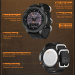 Men's Watches Evoque Military Watch NORTH EDGE Solar Watch