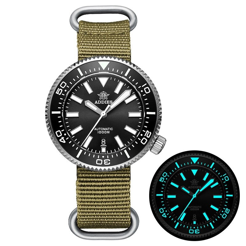 Addies Dive NH35 Dive Watch Automatic 1000M Resistance