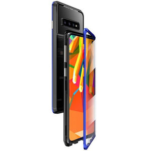 Samsung S10 Double Glass Magnetic Case Magnecase360™ Black Blue