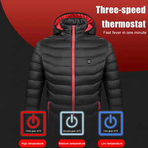 Women's Heated Winter Jacket, USB Heated Jacket Three Modes